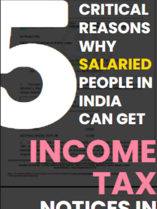 IT notices for salaried