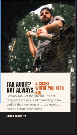 Tips where tax audit can be avoided
